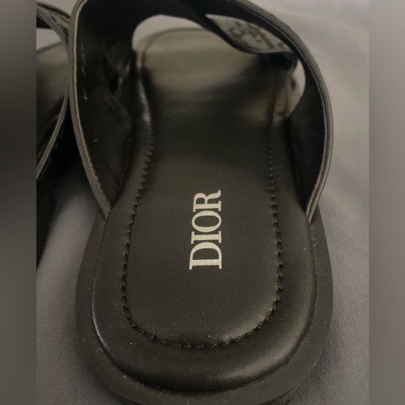 Dior Alias Sandal all black Dior oblique jacquard made in Italy - Picture 5 of 8